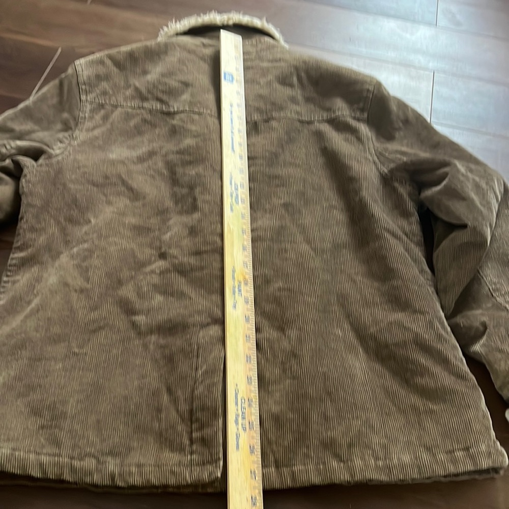 Braetan XL corduroy coat jacket Brown and tan warm office work school vacay - Picture 10 of 16